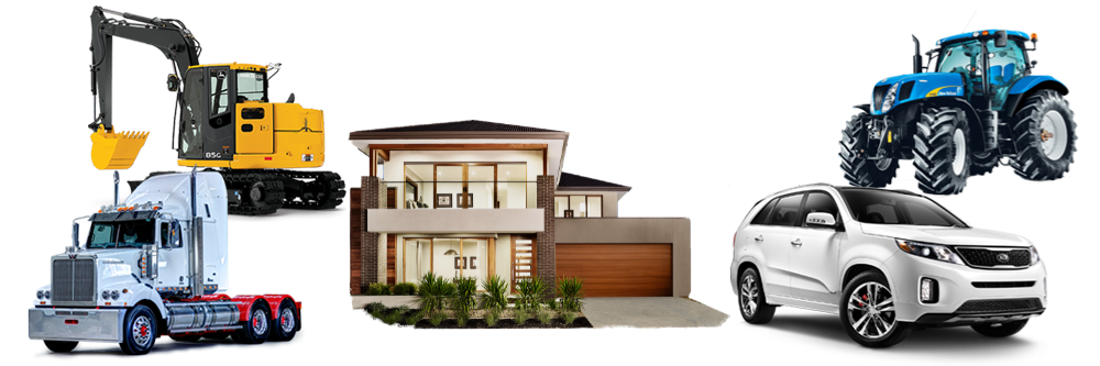 The house and cars